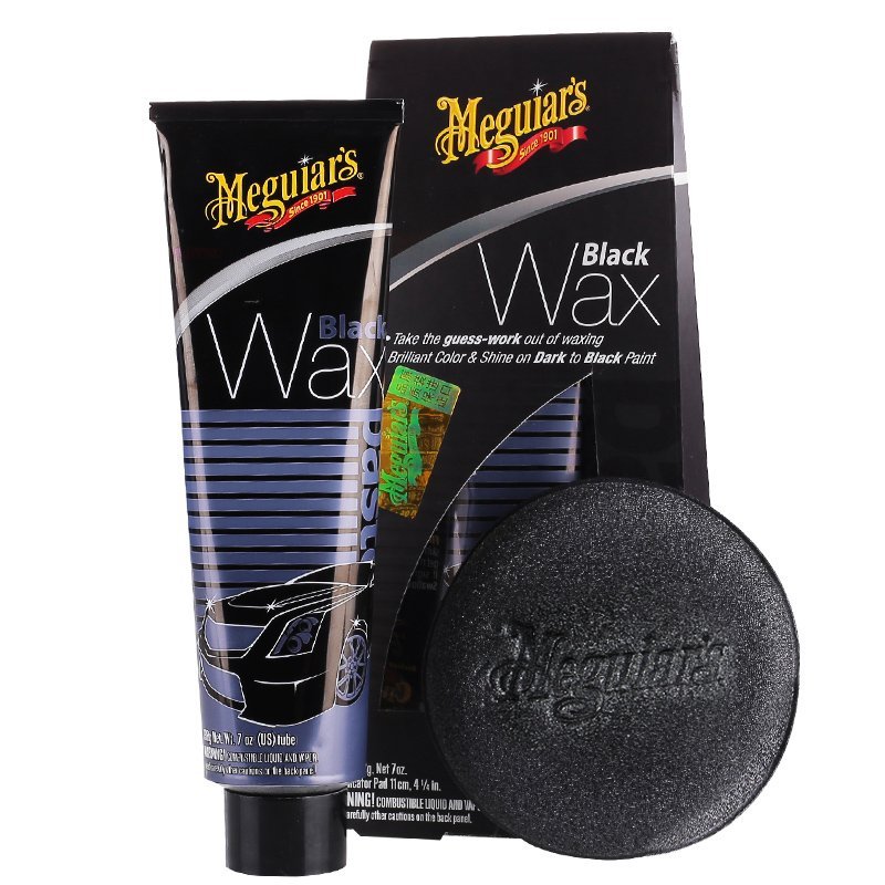 wax for vehicles with black paint